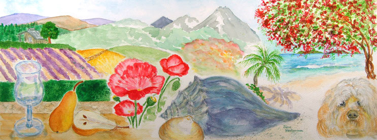 watercolor techniques collage
